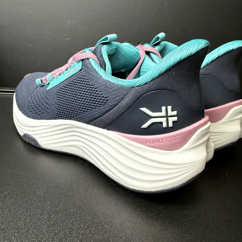 Kuru Atom 2 Womens Size 8 Blue White Athletic Running Walking Shoes Sneakers - Picture 10 of 14